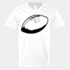 V-Neck Heavy Cotton 100% T-Shirt Thumbnail