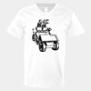 V-Neck Heavy Cotton 100% T-Shirt Thumbnail