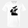 V-Neck Heavy Cotton 100% T-Shirt Thumbnail