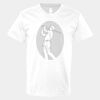 V-Neck Heavy Cotton 100% T-Shirt Thumbnail