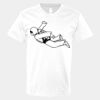 V-Neck Heavy Cotton 100% T-Shirt Thumbnail
