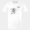 V-Neck Heavy Cotton 100% T-Shirt Thumbnail
