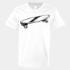 V-Neck Heavy Cotton 100% T-Shirt Thumbnail
