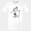 V-Neck Heavy Cotton 100% T-Shirt Thumbnail