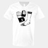 V-Neck Heavy Cotton 100% T-Shirt Thumbnail