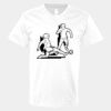 V-Neck Heavy Cotton 100% T-Shirt Thumbnail
