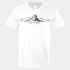 V-Neck Heavy Cotton 100% T-Shirt Thumbnail