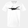 V-Neck Heavy Cotton 100% T-Shirt Thumbnail