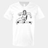 V-Neck Heavy Cotton 100% T-Shirt Thumbnail