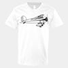 V-Neck Heavy Cotton 100% T-Shirt Thumbnail