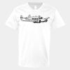 V-Neck Heavy Cotton 100% T-Shirt Thumbnail