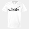 V-Neck Heavy Cotton 100% T-Shirt Thumbnail