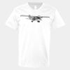 V-Neck Heavy Cotton 100% T-Shirt Thumbnail