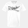 V-Neck Heavy Cotton 100% T-Shirt Thumbnail