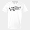 V-Neck Heavy Cotton 100% T-Shirt Thumbnail