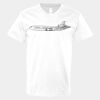 V-Neck Heavy Cotton 100% T-Shirt Thumbnail