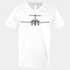 V-Neck Heavy Cotton 100% T-Shirt Thumbnail