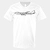 V-Neck Heavy Cotton 100% T-Shirt Thumbnail