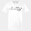 V-Neck Heavy Cotton 100% T-Shirt Thumbnail