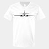 V-Neck Heavy Cotton 100% T-Shirt Thumbnail