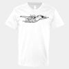 V-Neck Heavy Cotton 100% T-Shirt Thumbnail