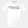 V-Neck Heavy Cotton 100% T-Shirt Thumbnail