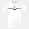 V-Neck Heavy Cotton 100% T-Shirt Thumbnail