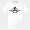 V-Neck Heavy Cotton 100% T-Shirt Thumbnail