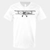 V-Neck Heavy Cotton 100% T-Shirt Thumbnail