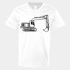 V-Neck Heavy Cotton 100% T-Shirt Thumbnail