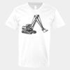 V-Neck Heavy Cotton 100% T-Shirt Thumbnail