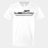 V-Neck Heavy Cotton 100% T-Shirt Thumbnail