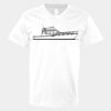 V-Neck Heavy Cotton 100% T-Shirt Thumbnail