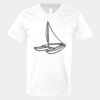 V-Neck Heavy Cotton 100% T-Shirt Thumbnail