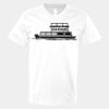 V-Neck Heavy Cotton 100% T-Shirt Thumbnail