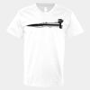 V-Neck Heavy Cotton 100% T-Shirt Thumbnail