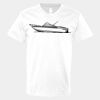 V-Neck Heavy Cotton 100% T-Shirt Thumbnail