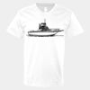 V-Neck Heavy Cotton 100% T-Shirt Thumbnail
