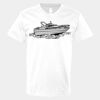 V-Neck Heavy Cotton 100% T-Shirt Thumbnail