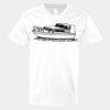 V-Neck Heavy Cotton 100% T-Shirt Thumbnail