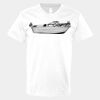 V-Neck Heavy Cotton 100% T-Shirt Thumbnail