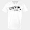 V-Neck Heavy Cotton 100% T-Shirt Thumbnail
