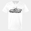 V-Neck Heavy Cotton 100% T-Shirt Thumbnail