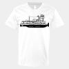 V-Neck Heavy Cotton 100% T-Shirt Thumbnail