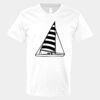 V-Neck Heavy Cotton 100% T-Shirt Thumbnail