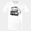 V-Neck Heavy Cotton 100% T-Shirt Thumbnail