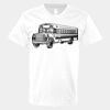V-Neck Heavy Cotton 100% T-Shirt Thumbnail
