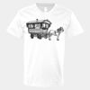 V-Neck Heavy Cotton 100% T-Shirt Thumbnail
