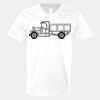 V-Neck Heavy Cotton 100% T-Shirt Thumbnail