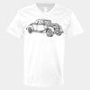 V-Neck Heavy Cotton 100% T-Shirt Thumbnail